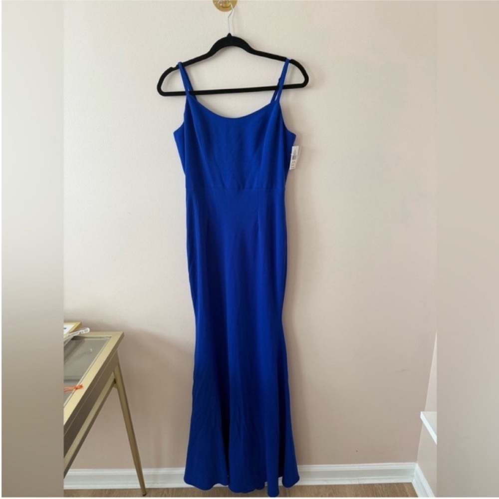Dress the Population Jodi Mermaid Gown Blue NWT Medium